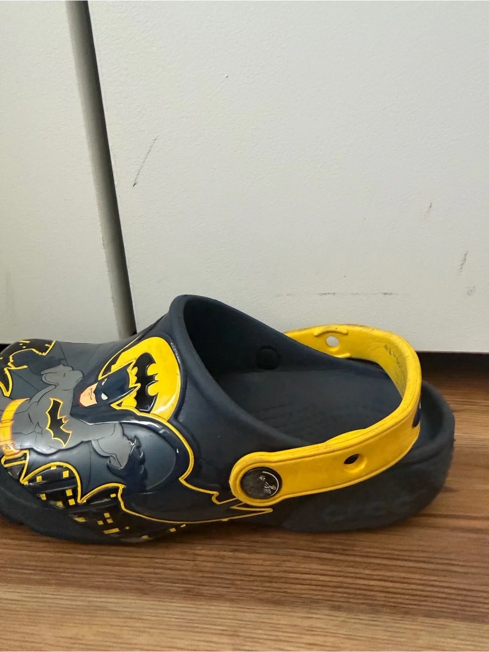 CROCS Batman Kids Clogs in Black and Yellow